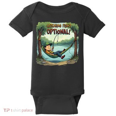 Fishing Catching Fish Optional Relaxing Required Baby Bodysuit