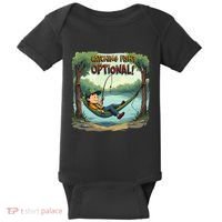 Fishing Catching Fish Optional Relaxing Required Baby Bodysuit thumb 0