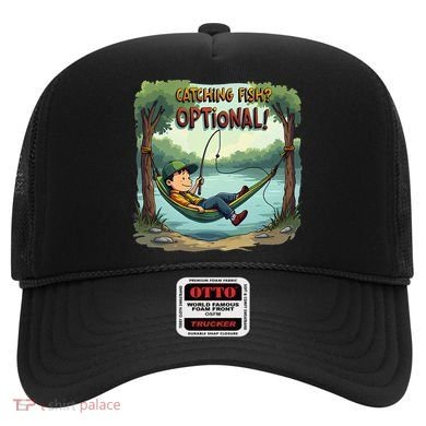 Fishing Catching Fish Optional Relaxing Required Hat