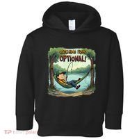 Fishing Catching Fish Optional Relaxing Required Toddler Hoodie thumb 0