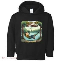 Fishing Catching Fish Optional Relaxing Required Toddler Hoodie thumb 0