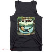 Fishing Catching Fish Optional Relaxing Required Tank Top thumb 0