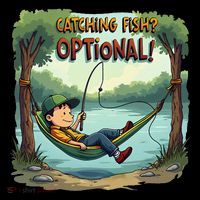 Fishing Catching Fish Optional Relaxing Required Tank Top thumb 6