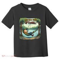 Fishing Catching Fish Optional Relaxing Required Toddler T-Shirt thumb 0