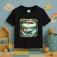 Fishing Catching Fish Optional Relaxing Required Toddler T-Shirt thumb 3