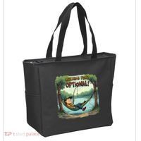 Fishing Catching Fish Optional Relaxing Required Tote Bag thumb 2