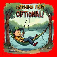 Fishing Catching Fish Optional Relaxing Required Santa Hat thumb 1