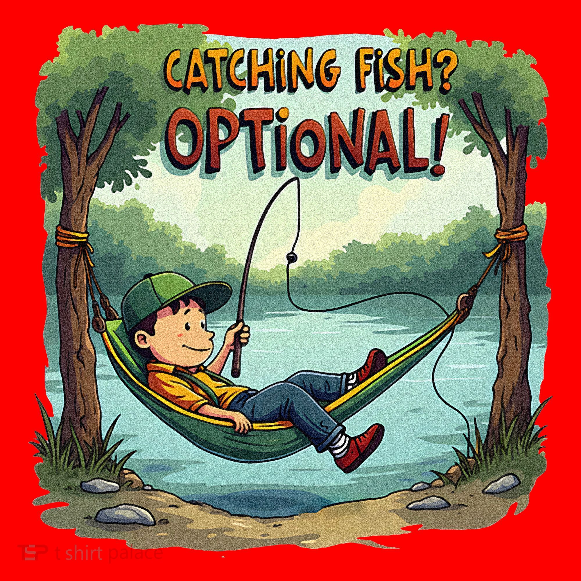 Fishing Catching Fish Optional Relaxing Required Santa Hat