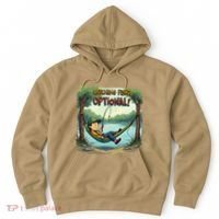 Fishing Catching Fish Optional Relaxing Required Hoodie thumb 0