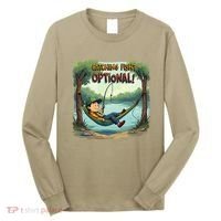 Fishing Catching Fish Optional Relaxing Required Long Sleeve Shirt thumb 0