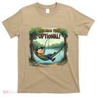 Fishing Catching Fish Optional Relaxing Required T-Shirt thumb 0
