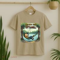 Fishing Catching Fish Optional Relaxing Required T-Shirt thumb 2