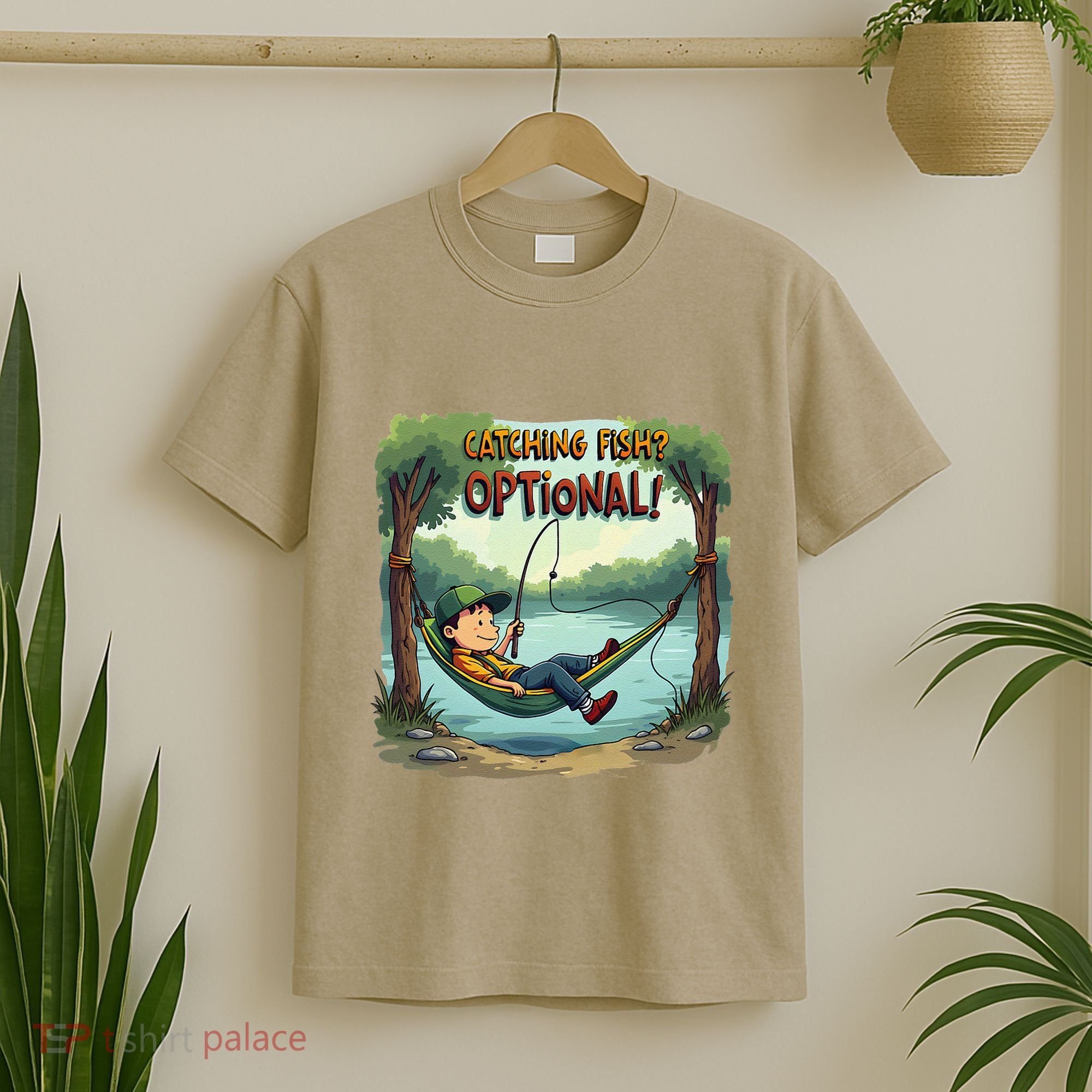 Fishing Catching Fish Optional Relaxing Required T-Shirt