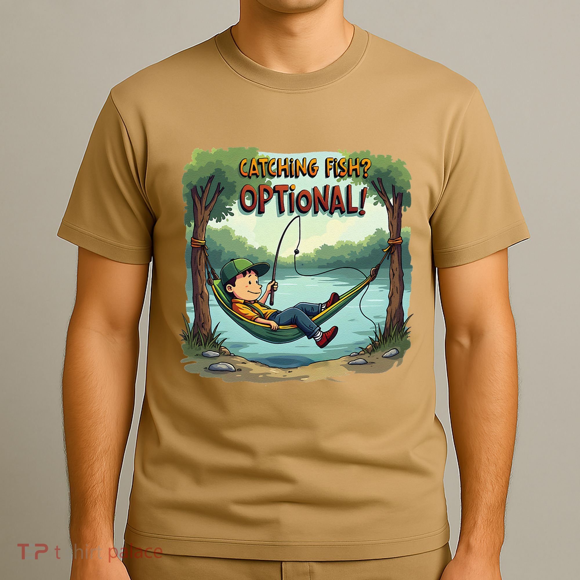 Fishing Catching Fish Optional Relaxing Required T-Shirt