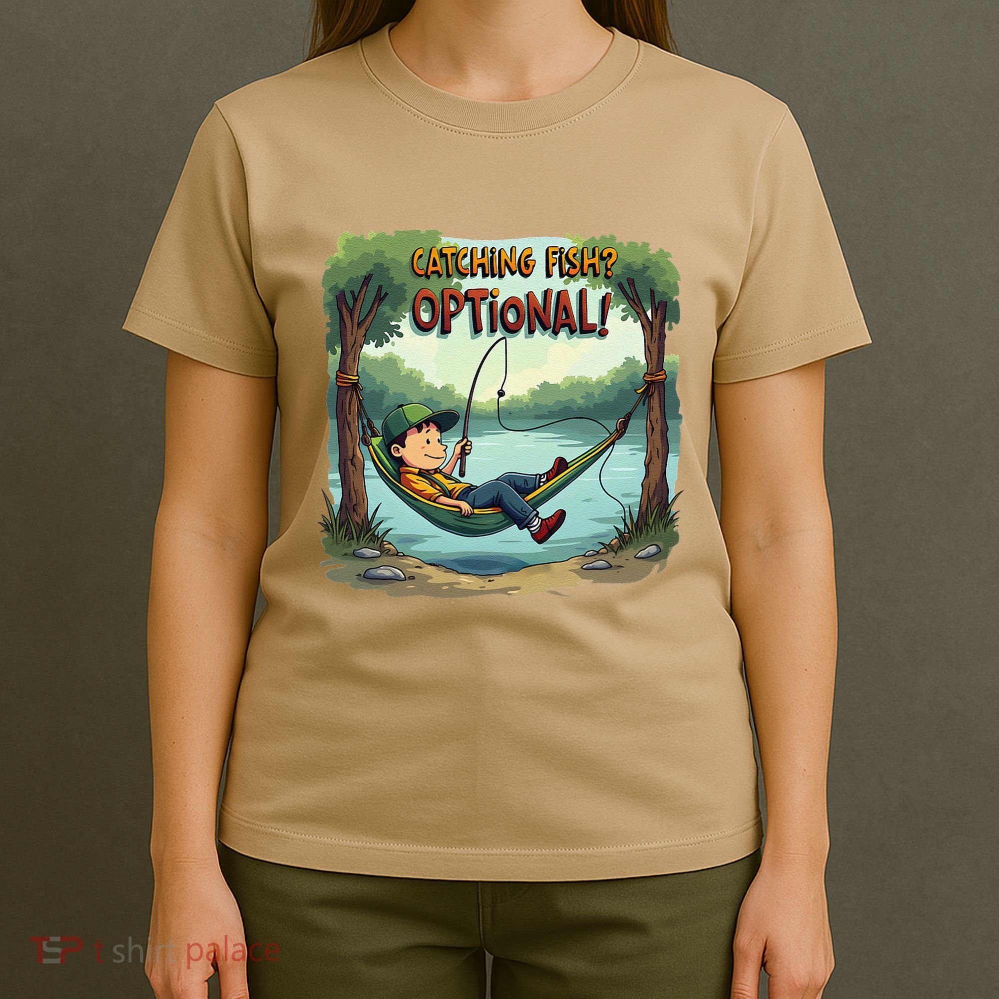 Fishing Catching Fish Optional Relaxing Required T-Shirt