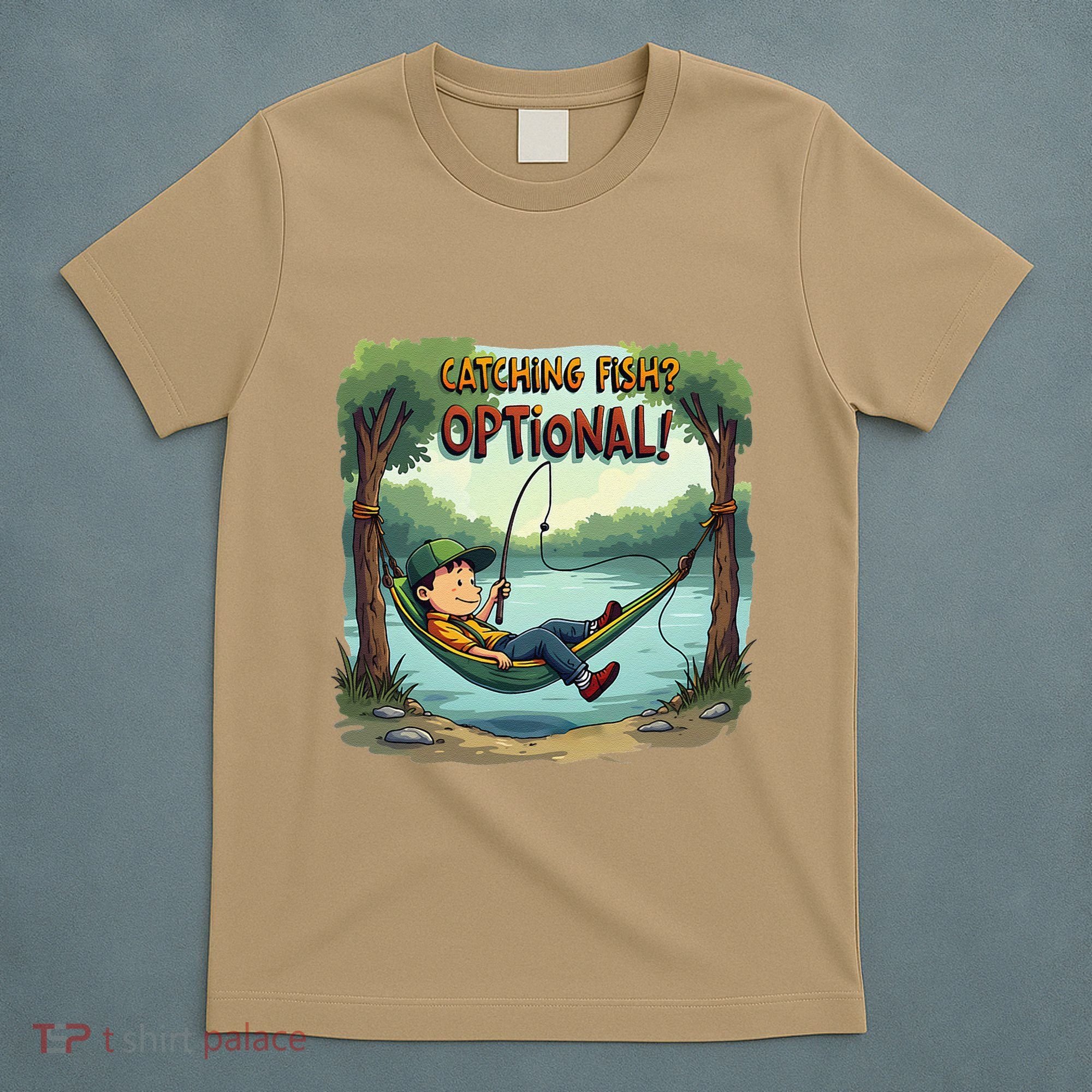 Fishing Catching Fish Optional Relaxing Required T-Shirt