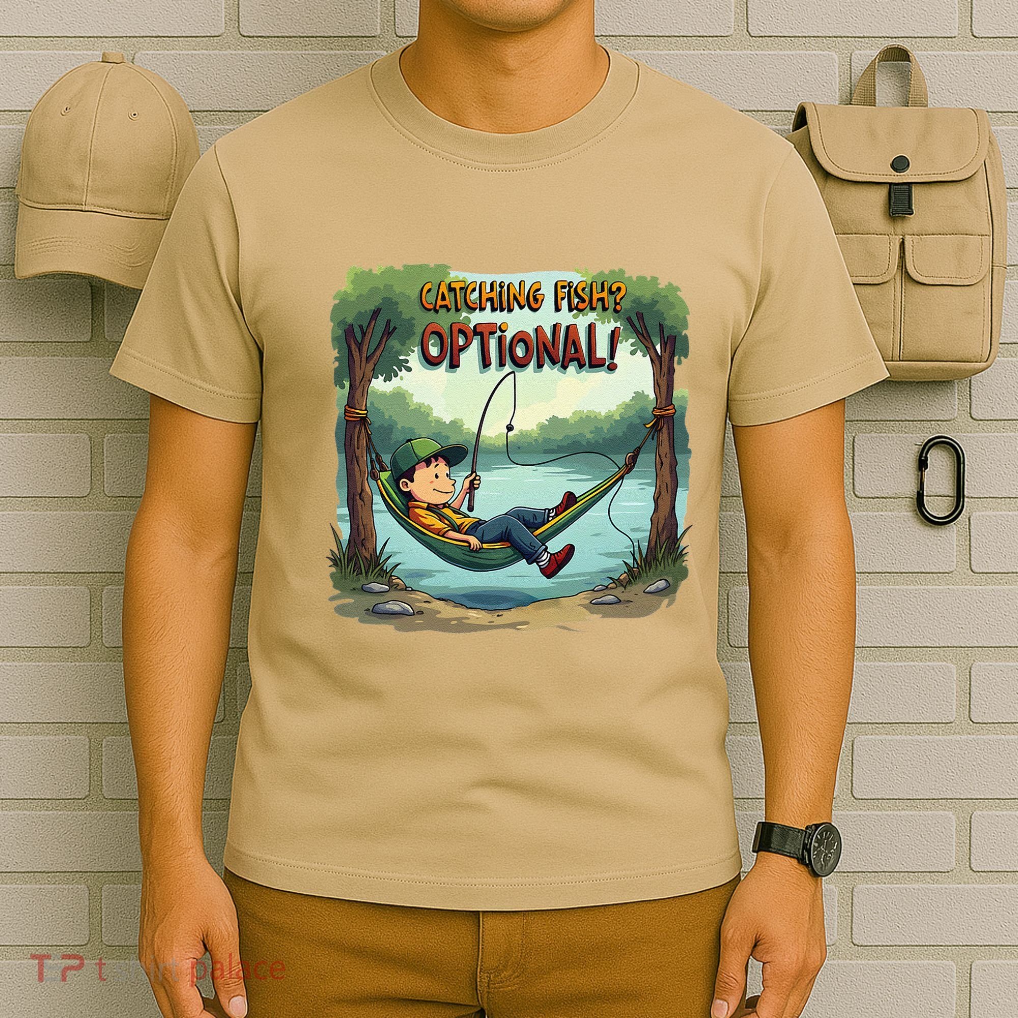 Fishing Catching Fish Optional Relaxing Required T-Shirt