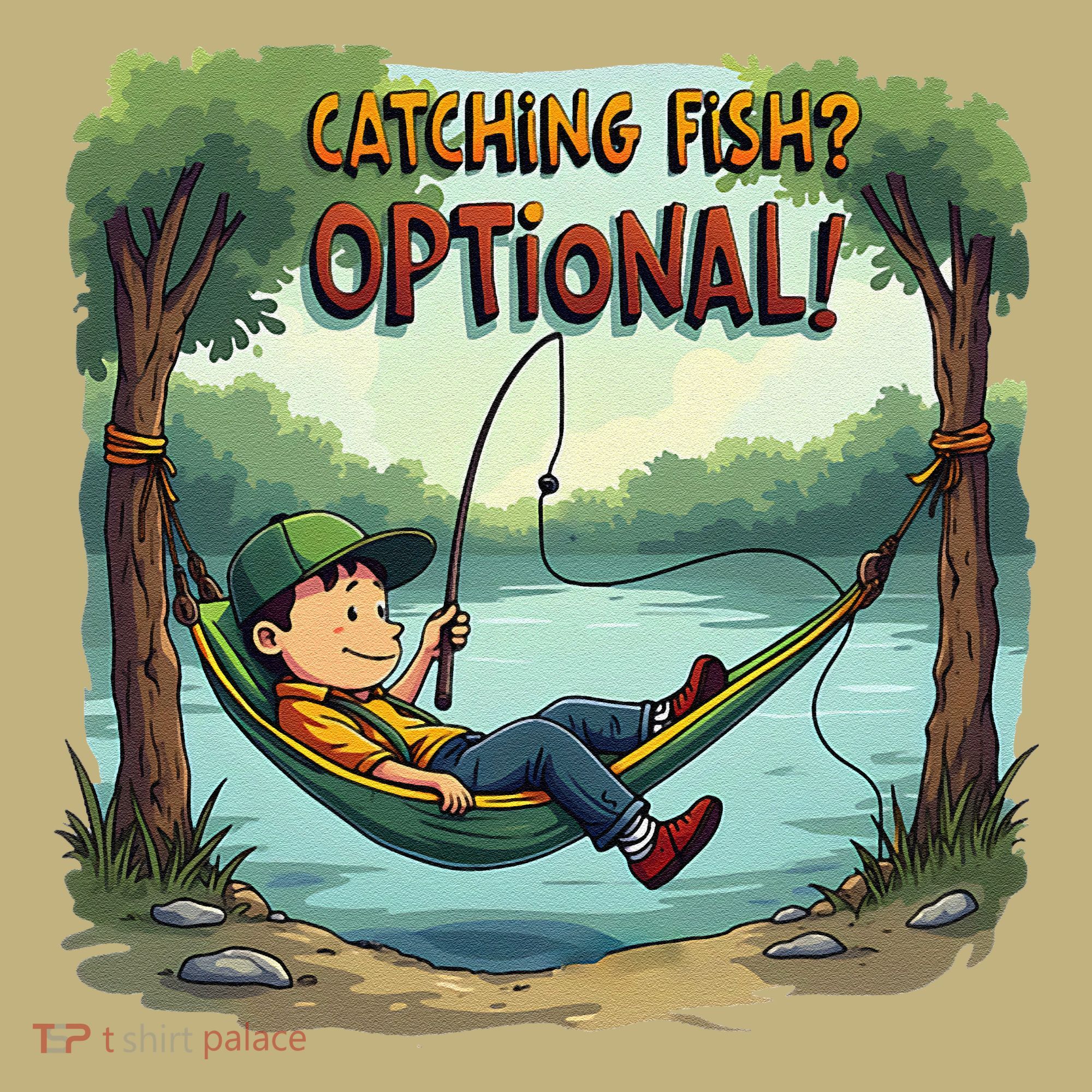 Fishing Catching Fish Optional Relaxing Required Polo