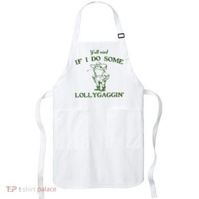 Funny Cowboy Frog Apron