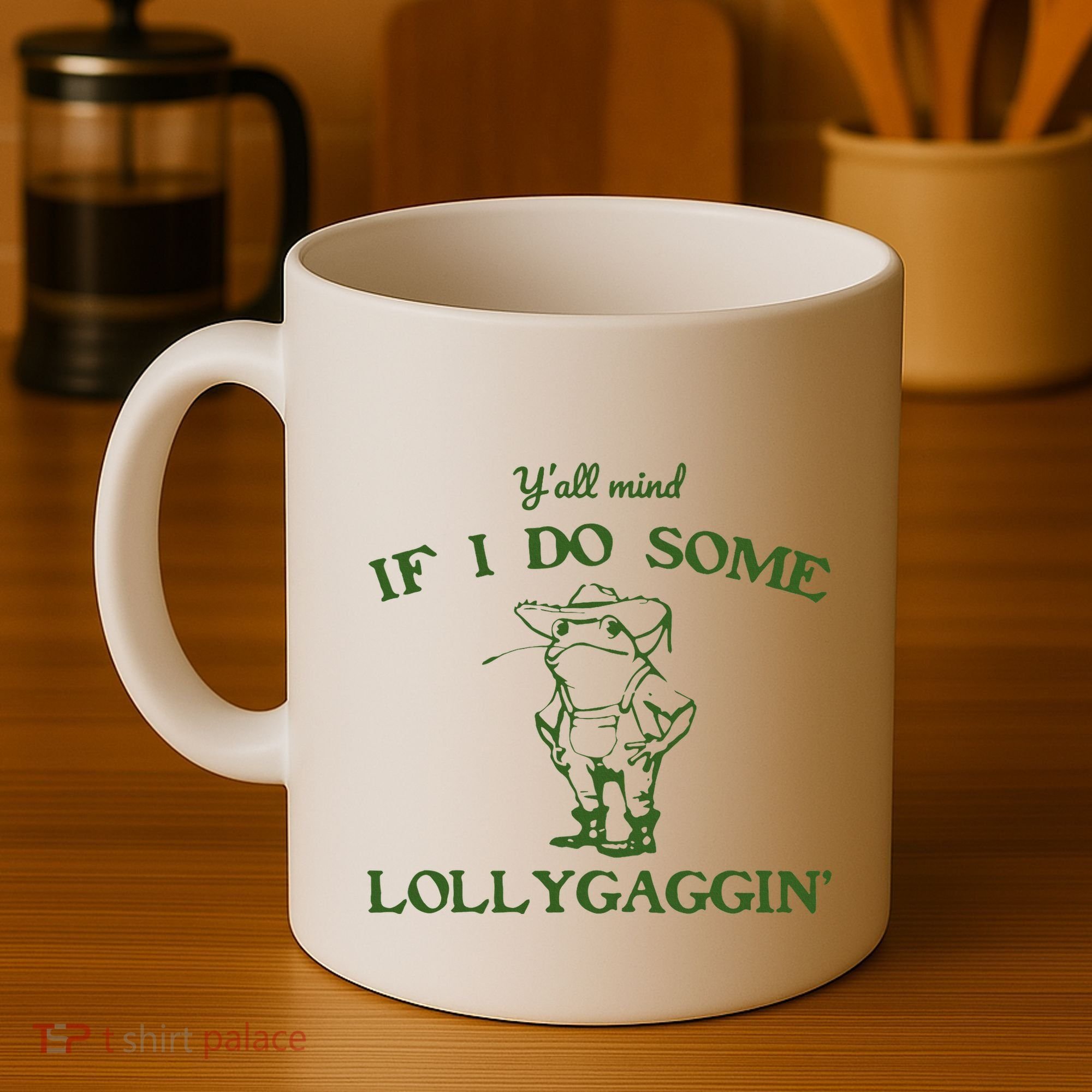 Funny Cowboy Frog Coffee Mug