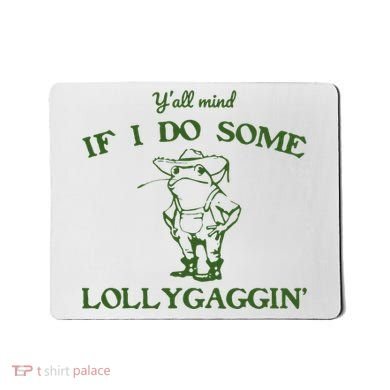 Funny Cowboy Frog Mousepad