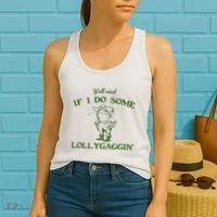 Funny Cowboy Frog Women's Tank Top thumb 2