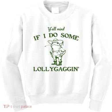 Funny Cowboy Frog Kids Sweatshirt