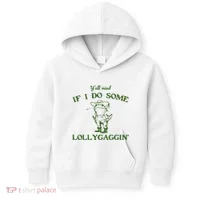 Funny Cowboy Frog Kids Hoodie thumb 0