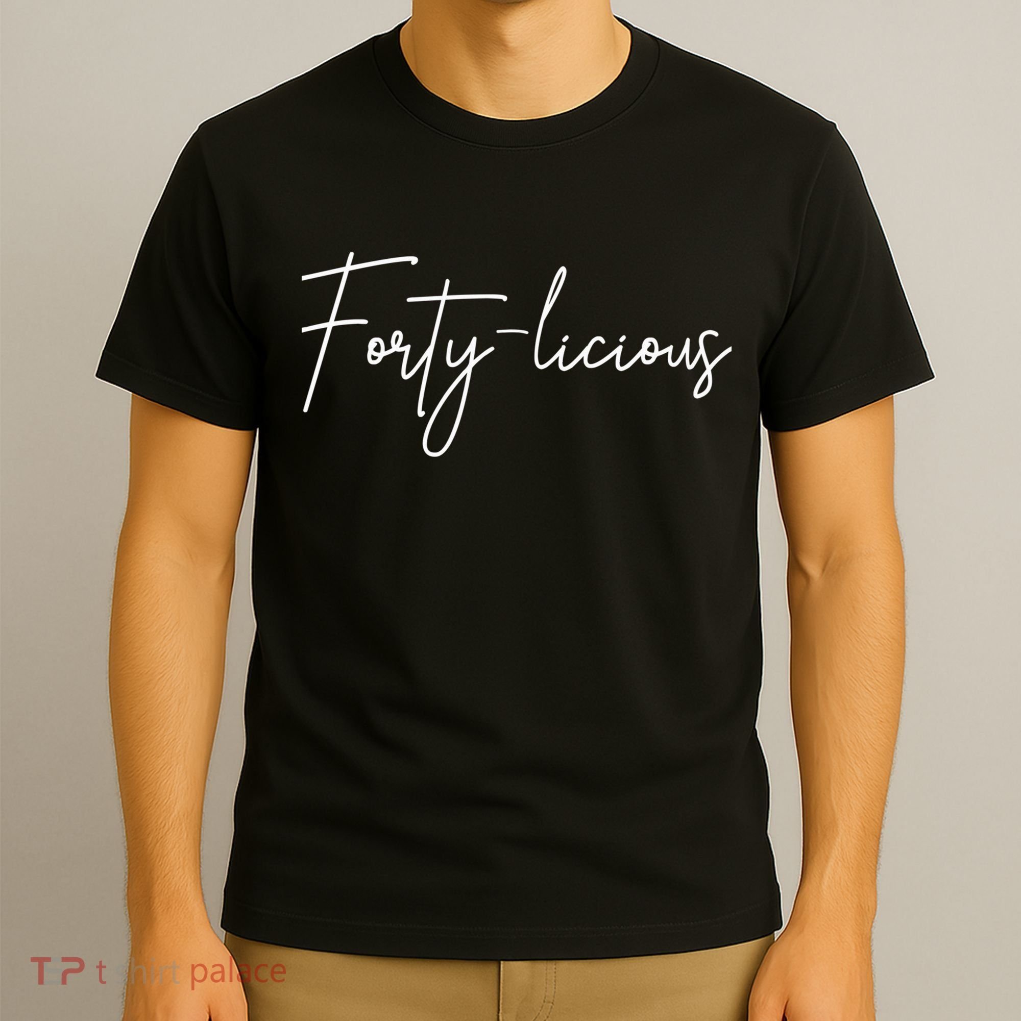 Forty-licious Cute Fortieth 40th Birthday Party Theme T-Shirt