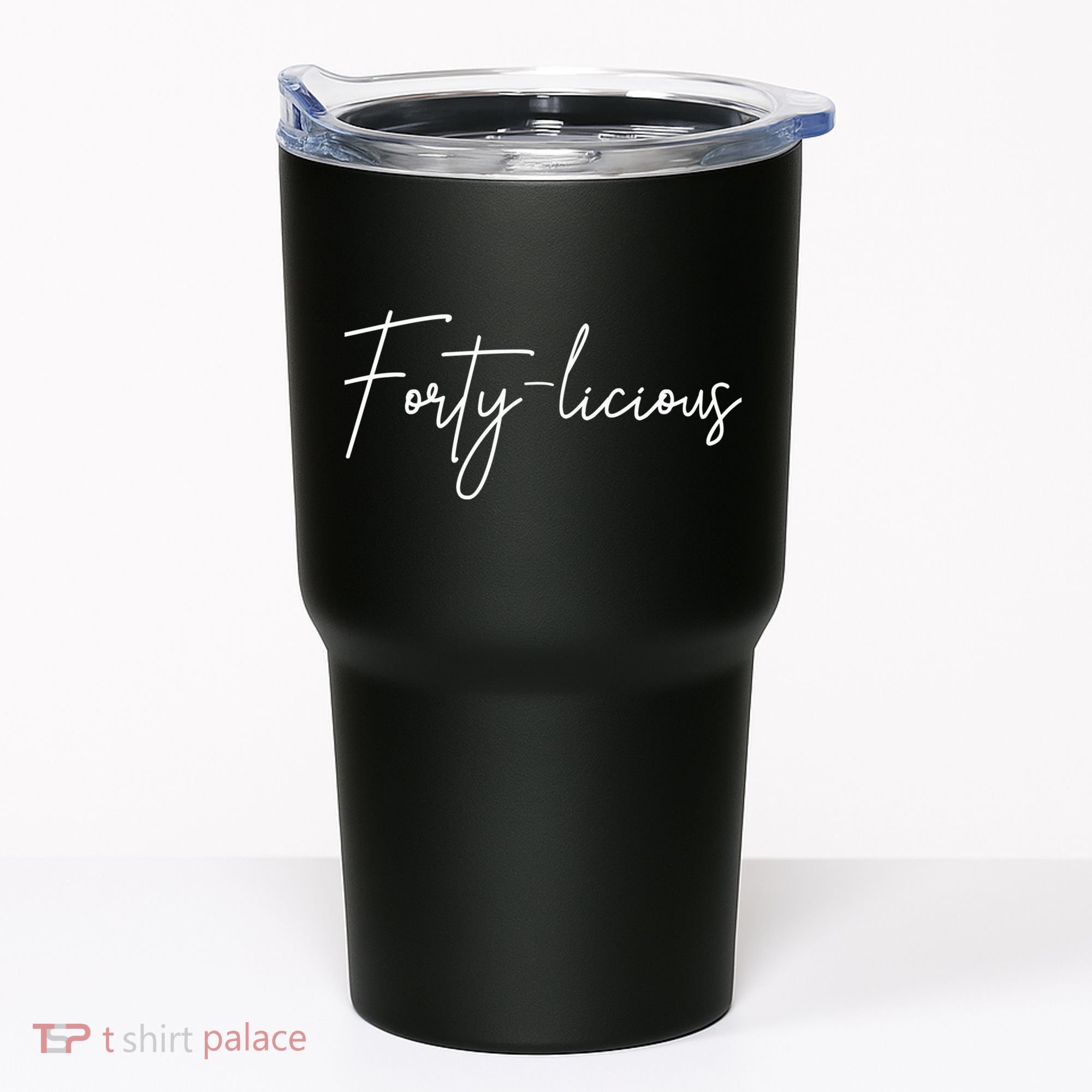 Forty-licious Cute Fortieth 40th Birthday Party Theme Tumbler