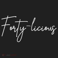 Forty-licious Cute Fortieth 40th Birthday Party Theme Tumbler thumb 3