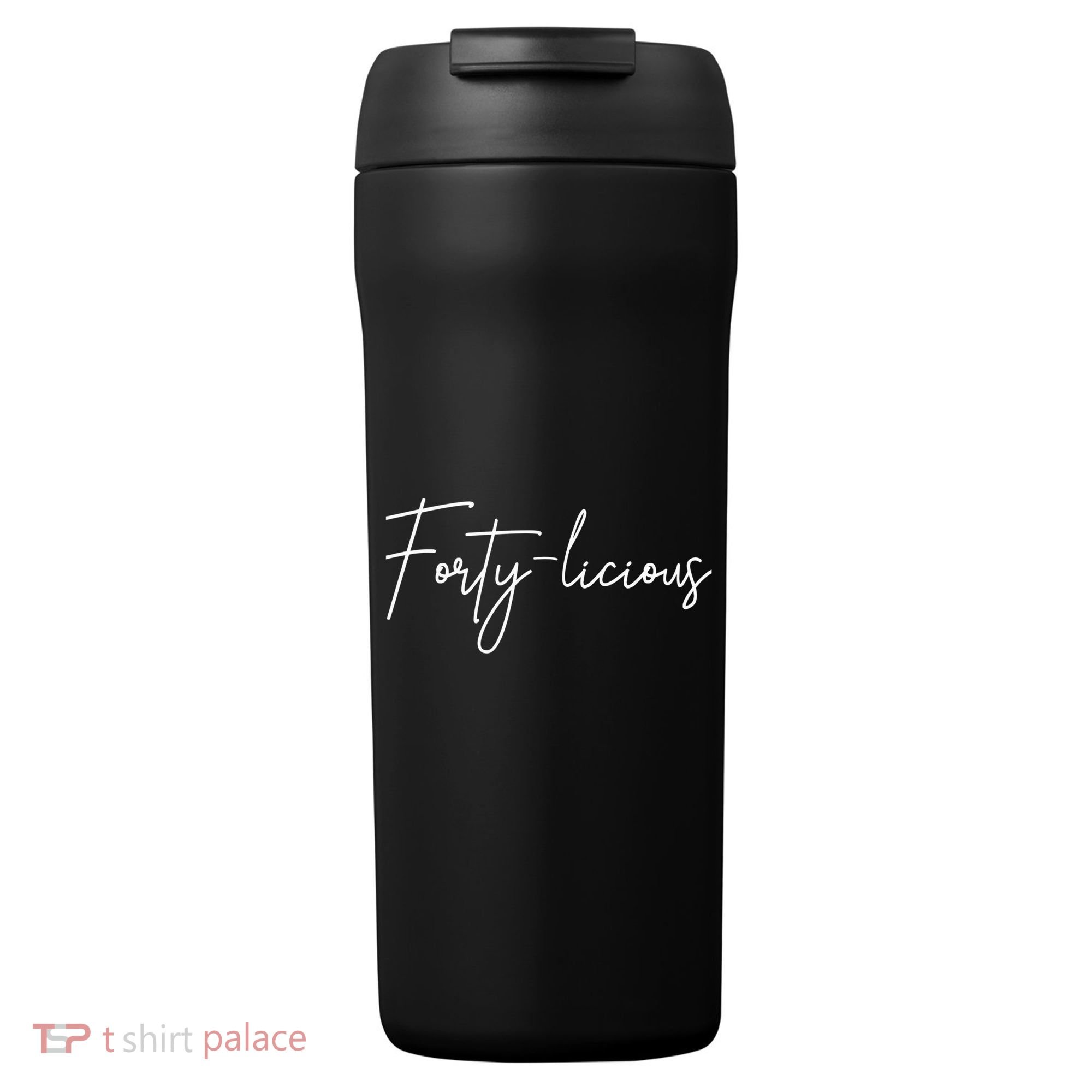 Forty-licious Cute Fortieth 40th Birthday Party Theme 24oz Duet Stainless Steel Tumbler
