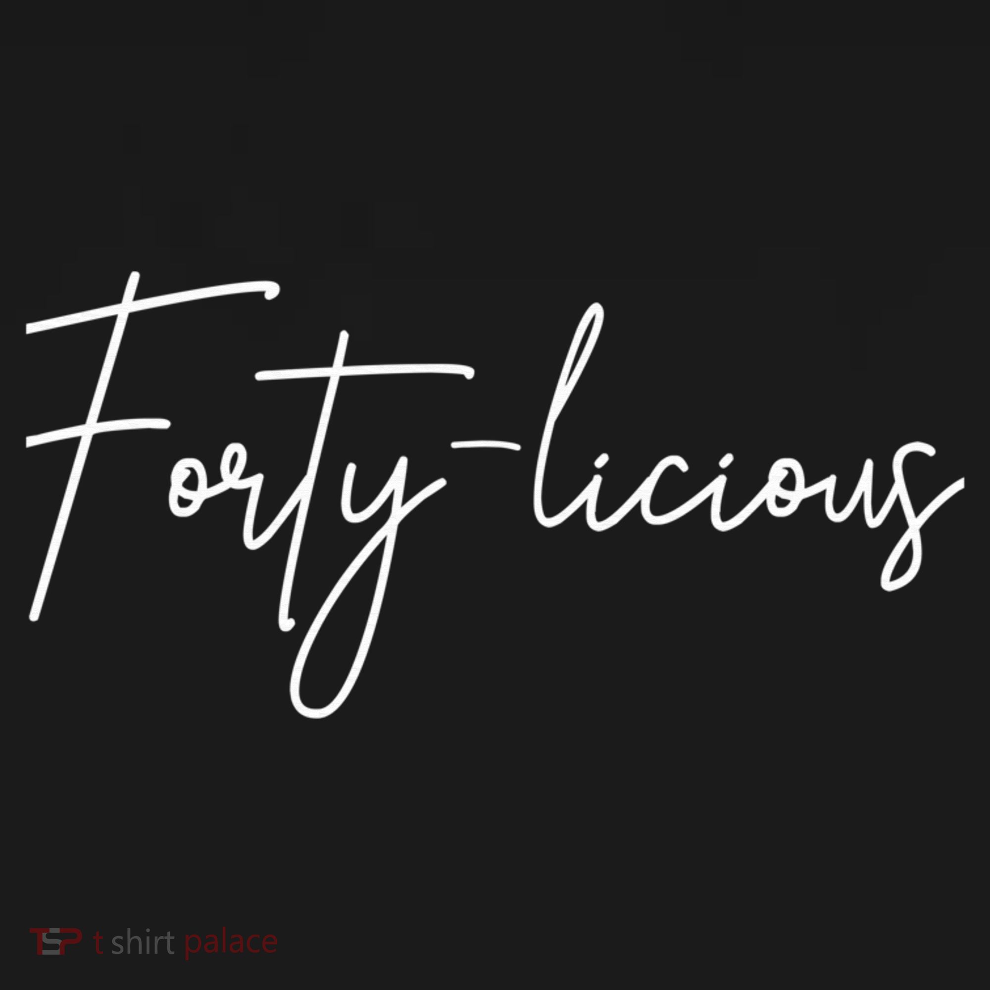 Forty-licious Cute Fortieth 40th Birthday Party Theme Mousepad