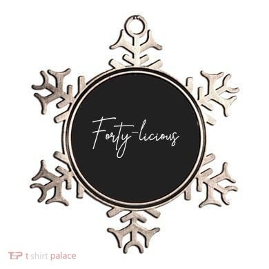 Forty-licious Cute Fortieth 40th Birthday Party Theme Ornament