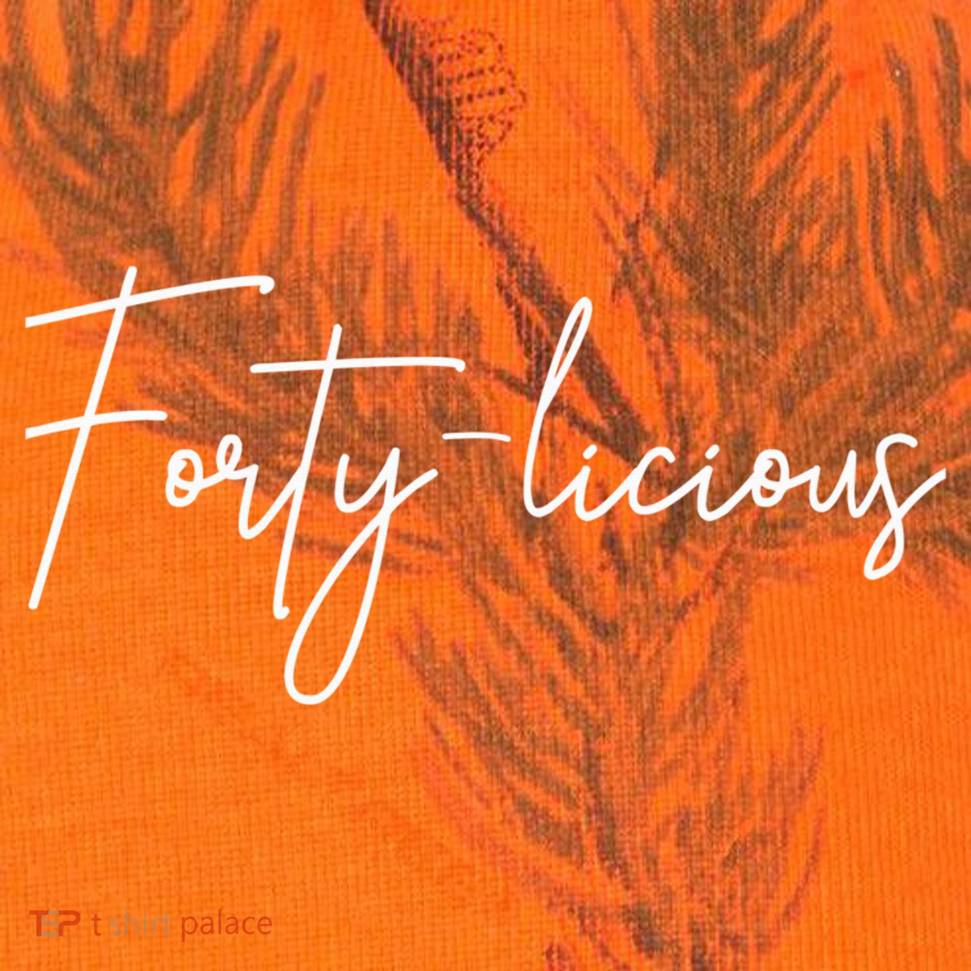Forty-licious Cute Fortieth 40th Birthday Party Theme Kati Licensed 12" Camo Cuffed Beanie