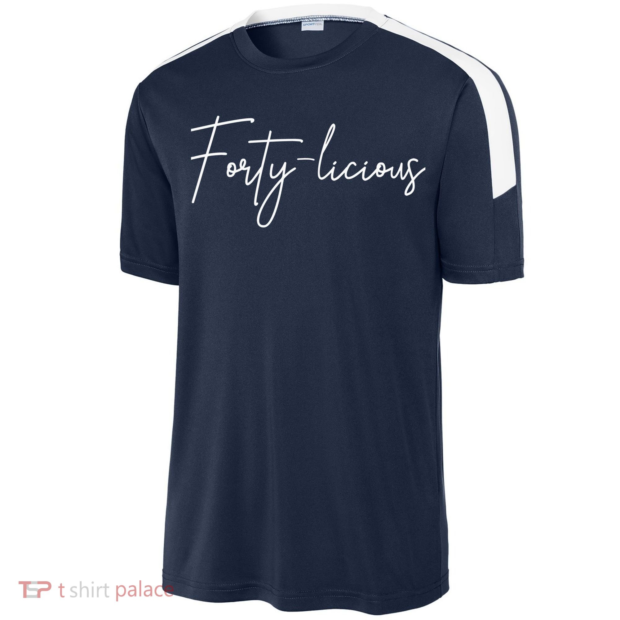 Forty-licious Cute Fortieth 40th Birthday Party Theme Sport-Tek Competitor United Soccer Jersey