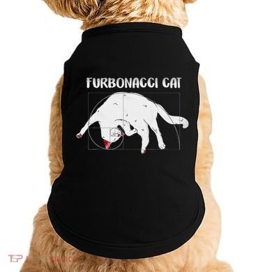 Furbonacci Cat Funny Cat Math Puns Doggie Tank