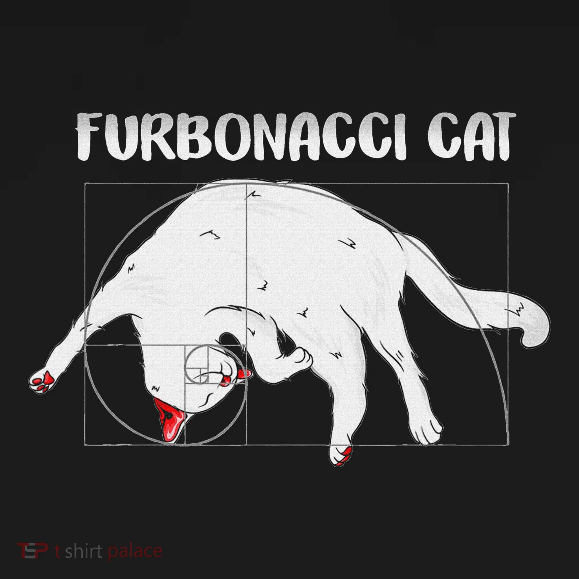 Furbonacci Cat Funny Cat Math Puns Doggie Tank