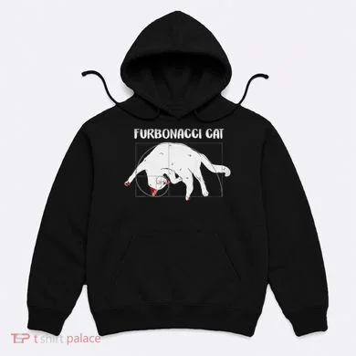 Furbonacci Cat Funny Cat Math Puns Hoodie
