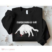 Furbonacci Cat Funny Cat Math Puns Sweatshirt thumb 2