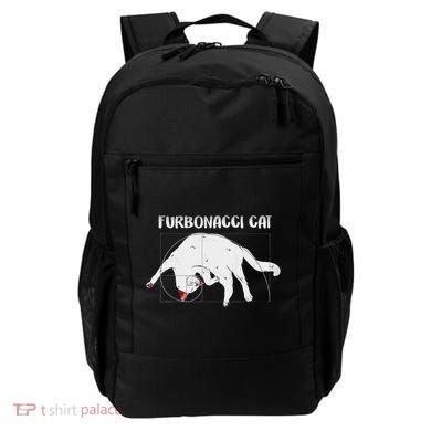 Furbonacci Cat Funny Cat Math Puns Backpack