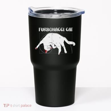 Furbonacci Cat Funny Cat Math Puns Tumbler