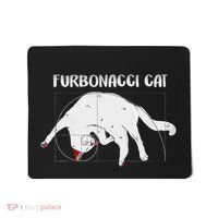 Furbonacci Cat Funny Cat Math Puns Mousepad thumb 0