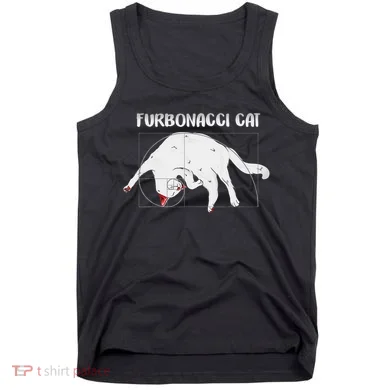 Furbonacci Cat Funny Cat Math Puns Tank Top