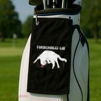 Furbonacci Cat Funny Cat Math Puns Golf Towel thumb 2