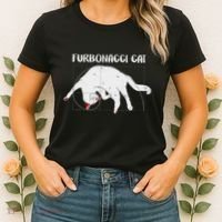 Furbonacci Cat Funny Cat Math Puns Women's T-Shirt thumb 2