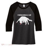 Furbonacci Cat Funny Cat Math Puns Women's Tri-Blend 3/4-Sleeve Raglan Shirt thumb 0