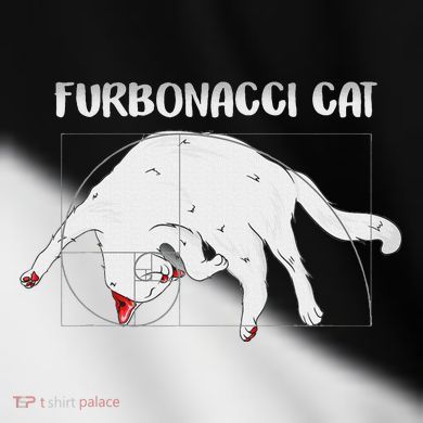 Furbonacci Cat Funny Cat Math Puns Toddler Fine Jersey T-Shirt