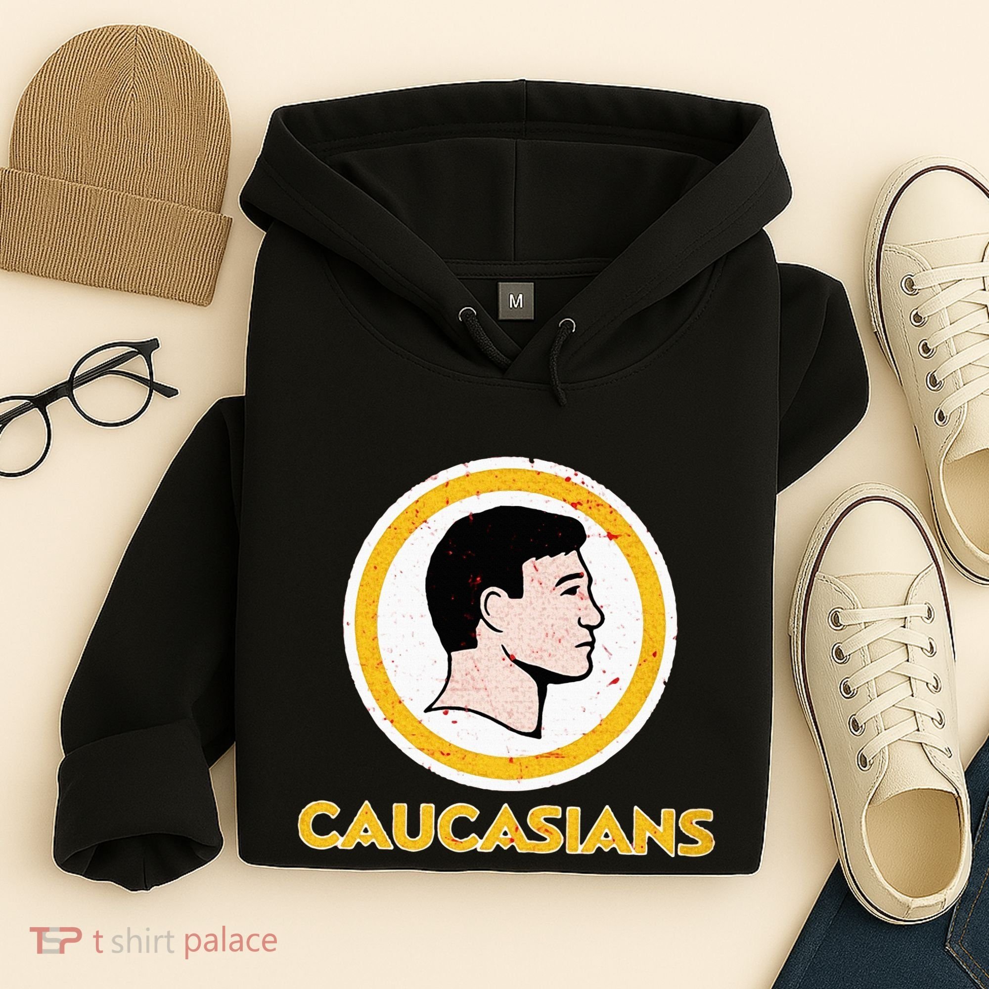 Funny Caucasian Hoodie