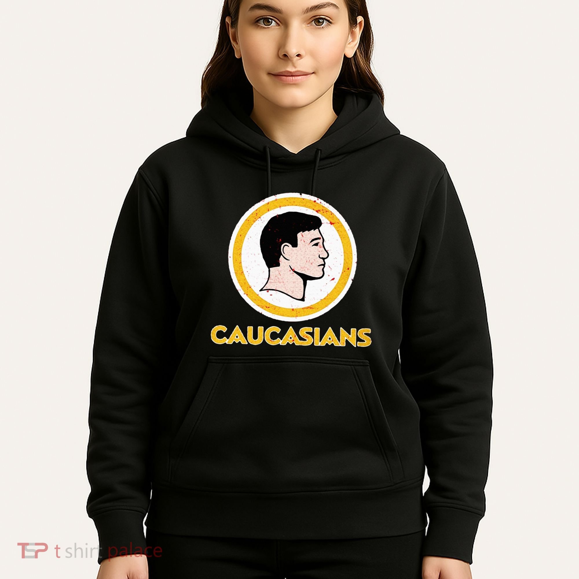 Funny Caucasian Hoodie
